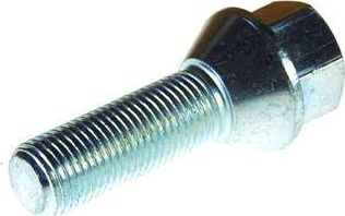Vidë rrotash M12x1,5, gjatësi 25mm, kokë konike, e galvanizuar