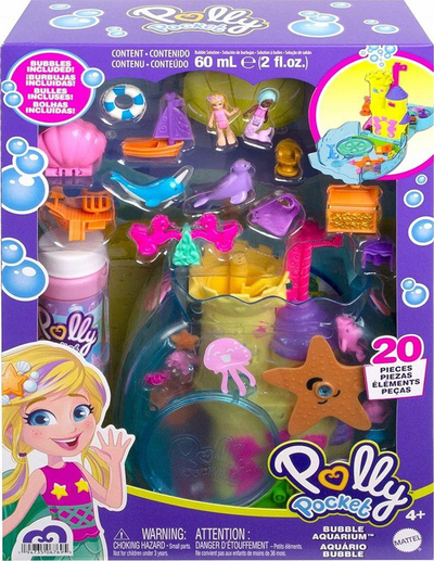 Set i lodrave Mattel Polly Pocket Bubble aquarium HHH51