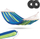 Luhatëse Sofotel Hammock, për 1 person, 220x160cm, e gjelbër/kaltër