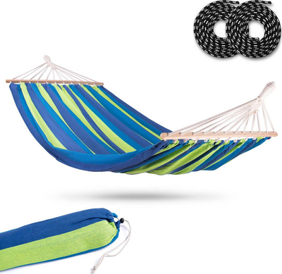 Luhatëse Sofotel Hammock, për 1 person, 220x160cm, e gjelbër/kaltër