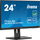 Monitor iiyama ProLite XUB2463HSU-B1, 24", 1920 x 1080, 100 Hz, i zi