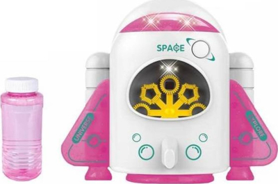 Makine flluskash Trifox Space Shuttle, lodër për kalamoj, shumë flluska, me ngjyra