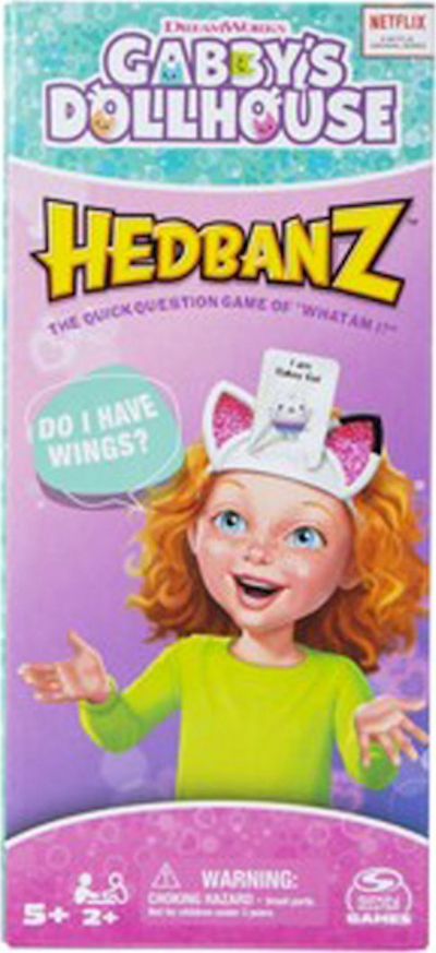 Loja me letra Spin Master Gabby's Dollhouse Hedbanz, 2+ lojtarë, 5+ vjeç, shumëngjyrëshe