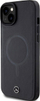 Këllëf telefoni Mercedes MEHMP15S23RCMK, për iPhone 15 6.1", lëkurë e butë, MagSafe, i zi