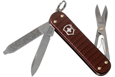 Brisk klasik 58mm Victorinox, ngjyrë kafe