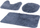 Set tapetesh banjoje 3 copa, pelushi, kundër rrëshqitjes, blu navy