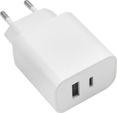 Karikues USB Maxlife MXTC-06, 30W, PD QC, 1x USB-C 1x USB, i bardhë