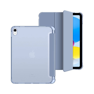 Mbulesë tablet Tech-Protect SC Pen Hybrid për iPad 10.9" 2022, me këmbës, Crystal Blue