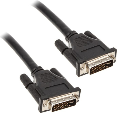 Kabllo DVI InLine Dual Link DVI-I në DVI-I, 0.3m, i zi