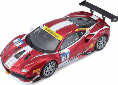 Model makine për montim Bburago Ferrari 488 Challenge, 1:24