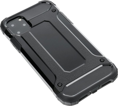 Мбештељës Armor за телефон Samsung Galaxy A23 5G, TPU PC хибрид, отпорен на удари, црн