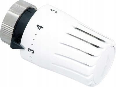 Kokë termostatike Invena MINI 2 PROV CD-74-015, sensor me lëng, lidhje M30x1.5, e bardhë