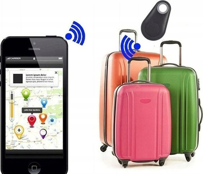 Gjetës çelësash Bluetooth iTracing, me alarm zanor, për mace edhe qen, rozë