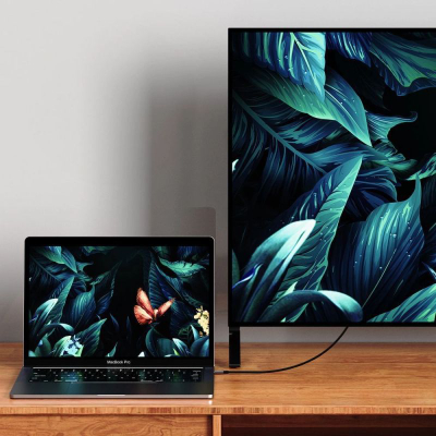 Kabllo USB-C në HDMI Tech-Protect UltraBoost, 4K 60Hz, 1.8m, e zezë