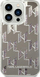 Mbulesë telefoni Karl Lagerfeld Liquid Glitter Monogram për iPhone 14 Pro Max 6.7", hardcase, argjendi