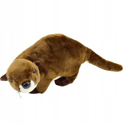 Lodër pelushi Plush Toy Otter, 37cm, kafe