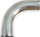 Tub alumini TurboWorks, 70mm, 90°, 30cm, argjent