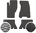 Tapete gome për makinë Frogum Jeep Grand Cherokee WJ, set 4 copë, për vitet 1998-2005, të zeza