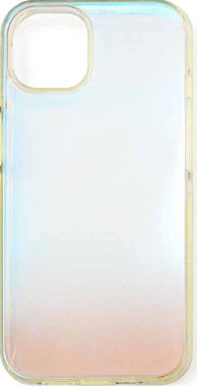 Kuti telefoni Aurora Neon për Samsung Galaxy A52 A52s, TPU transparente, efekt iridescent, blu