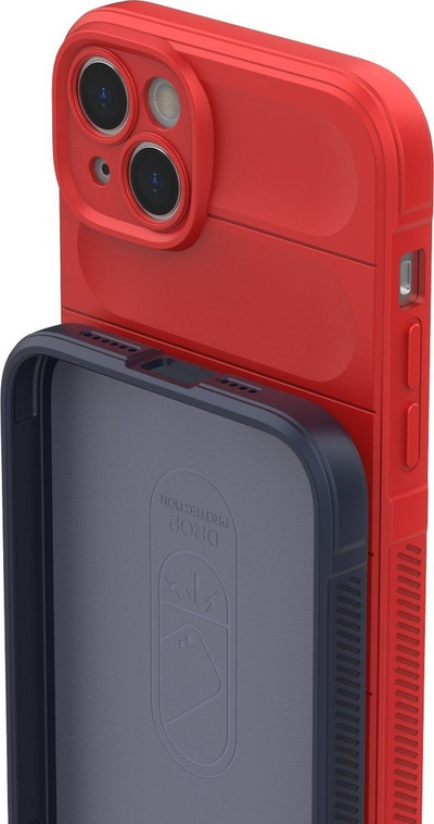 Këllëf telefoni Hurtel Magic Shield Case për iPhone 14 Plus, fleksibël, mbrojtje e blinduar, blu e hapur