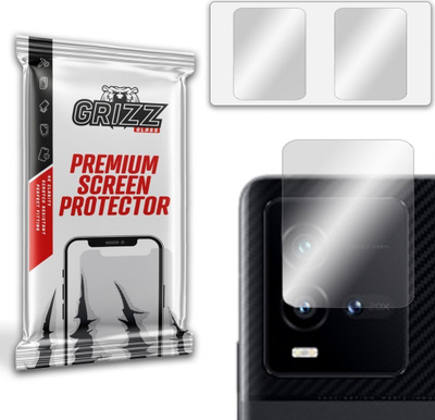 Xham mbrojtës për kamerë GrizzGlass për Vivo IQOO 9T, hibrid, transparent