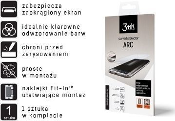 Folie mbrojtëse 3MK Arc për Samsung Galaxy S10