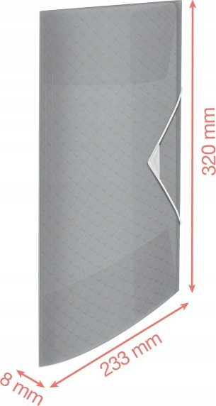 Dosje me elastik ESSELTE Colour Breeze A4, polipropilen, transparente coral