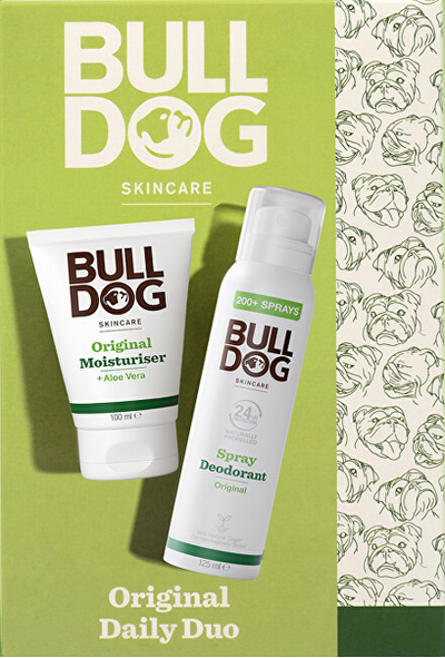 Set Bulldog Original Daily Duo, deodorant sprej, 125 ml + krem hidratues, 100 ml