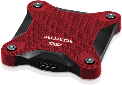 Disk i jashtëm ADATA ASD600Q, USB 3.1, 240GB, i kuq