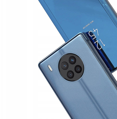 Këllëf telefoni Hurtel Clear View për Huawei Nova 8i, me flap, i zi
