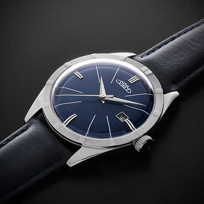 Orë dore për meshkuj Prim Repre Automatic W01C.13170.C, e zezë/e kaltër