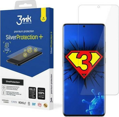 Folie mbrojtëse 3MK Silver Protect+ për Samsung S20, Antimicrobial