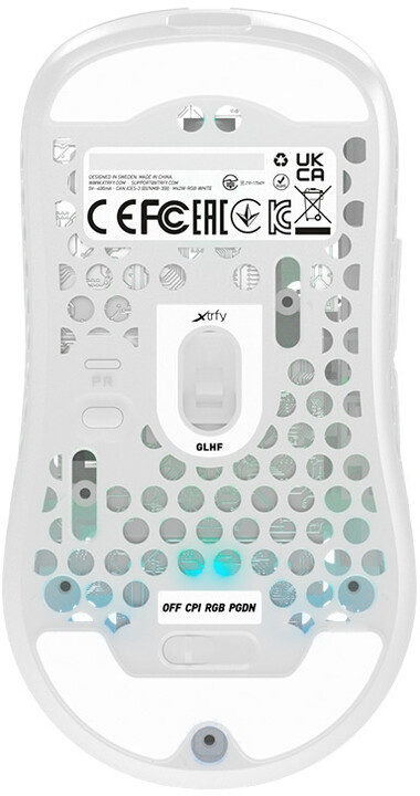 Maus Xtrfy M42 Wireless, i bardhë