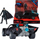 Set lodër Spin Master Batman Batmobile, figurë 10 cm, drita LED, me efekte zanore