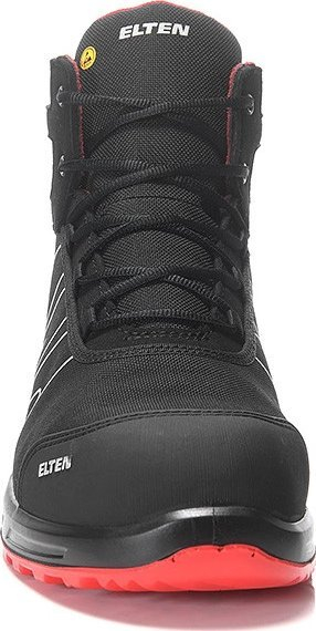Çizme pune Elten ENNO XXT Pro, S3S ESD, Wellmaxx, të zeza me të kuqe