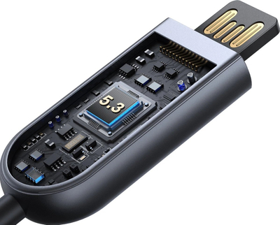 Marrës-transmetues Bluetooth Joyroom JR-CB6, USB AUX, Bluetooth 5.3, i zi