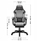 Karrige gaming Force 3.7, ergonomike, me jastëkë, gri blu e bardhë