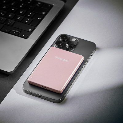 Powerbank Intenso 7344033, 10000mAh, MagSafe, roz