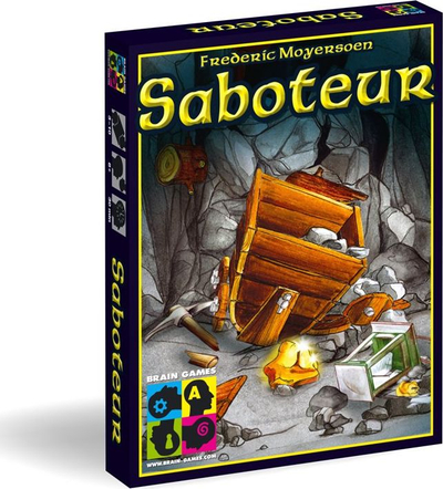 Lojë me letra për shoqni Brain Games Saboteur, 2–10 lojtarë, estonisht letisht lituanisht rusisht