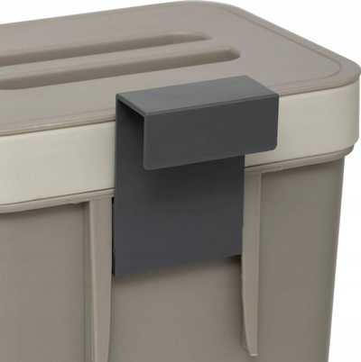 Kosh kompostimi 5five, 5L, plastik, ngjyrë taupe