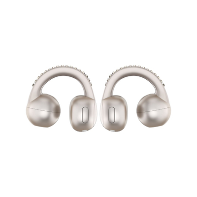 Kufje wireless Motorola Moto Buds Loop, Bluetooth, me kapse rreth veshit open ear, bezhë me kristale Swarovski