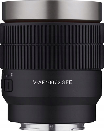 Objektiv kinematografik Samyang V-AF 100mm T2.3, Sony FE, autofokus, i zi