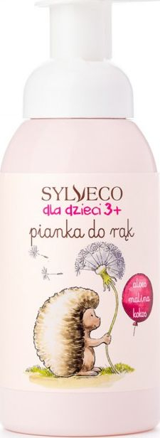Shkumë larëse duarsh për kalamaj Sylveco Raspberry, 290 ml, rozë