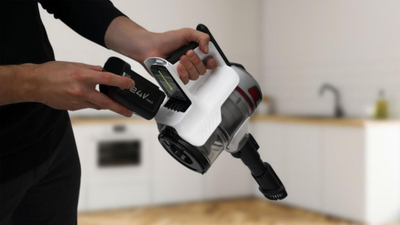Fshesë elektrike MPM MOD-35 GreenGo 4.0, 24 V, 1 l, e zezë/argjendtë