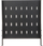 Raft i rregullueshëm Delta 19" 1U (P19R / 450 / B), i zi