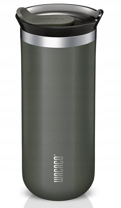 Gotë termike Wacaco Octaroma Grande, 435ml, çelik inox, jeshile e errët