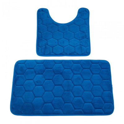 Set tapetesh banjo Heineer, 2 copë, memory foam, blu
