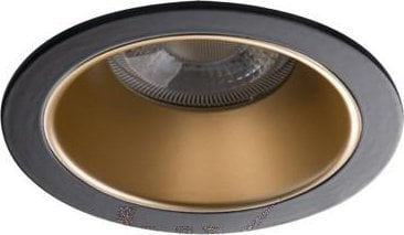 Скриена таванска рамка ЛЕД V-TAC, 10W MR16 PAR16, GU10 Gx5.3, црно злато, Ø89mm