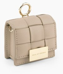 Торбичка за слушалки Ideal of Sweden Mini Braided Bag, со заштитна навлака, беж