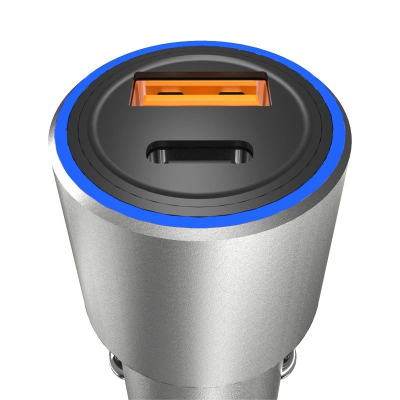 Karikues makine Dudao R4PQ, 22.5W, USB dhe USB Type C, gri